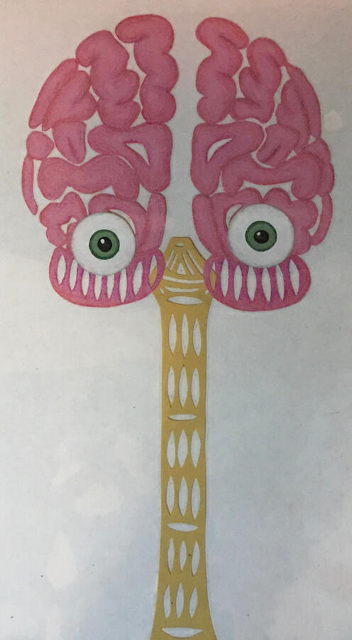 Papercut of Organs